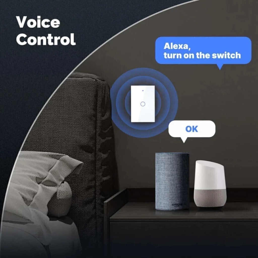 Interruptor Tecla MOES Smart Pared Táctil ZigBee 3 Canales - Imagen 3