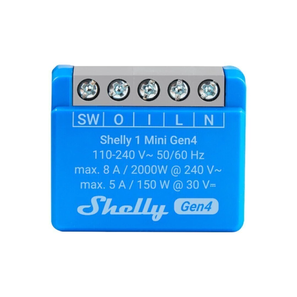 Shelly 1 Mini Gen4 - Relé - WIFI / Matter / Zigbee - Imagen 2