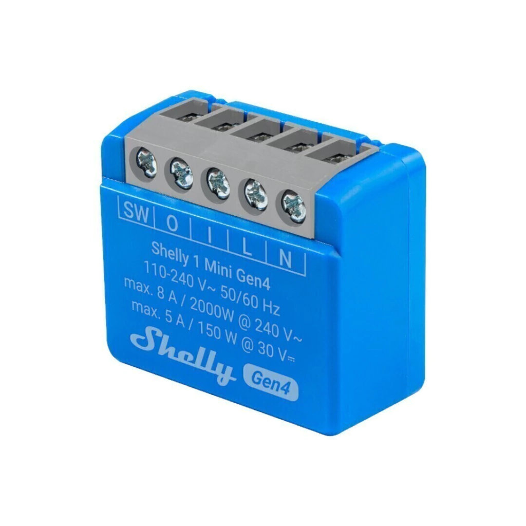 Shelly 1 Mini Gen4 - Relé - WIFI / Matter / Zigbee - Imagen 5