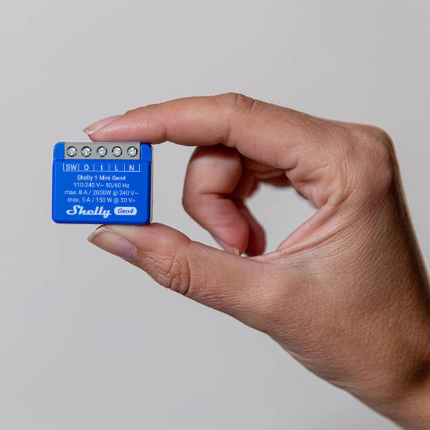 Shelly 1 Mini Gen4 - Relé - WIFI / Matter / Zigbee - Imagen 12