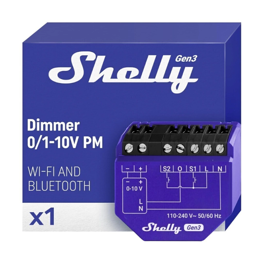 Shelly Dimmer 0/1-10V PM Gen3
