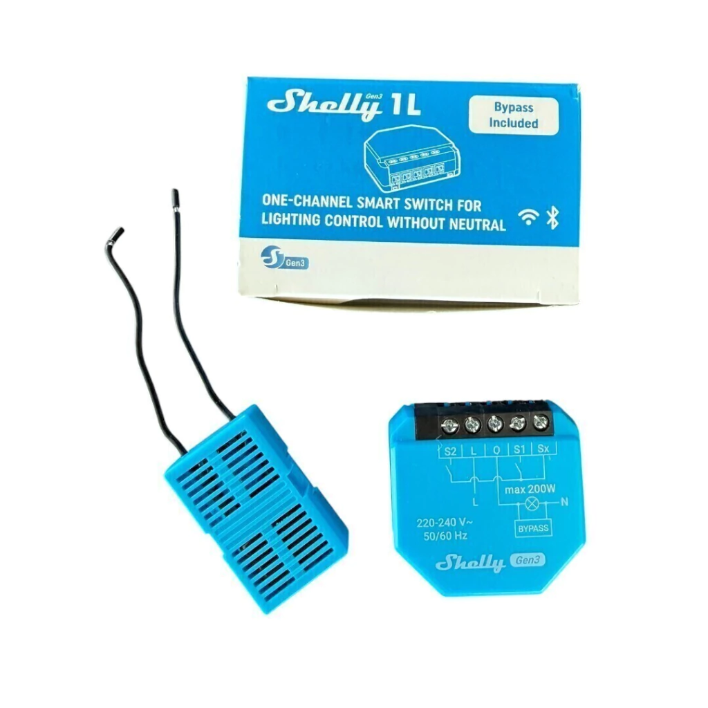Shelly Plus 1L Gen3 - Relé - WIFI - Sin Neutro - Imagen 3