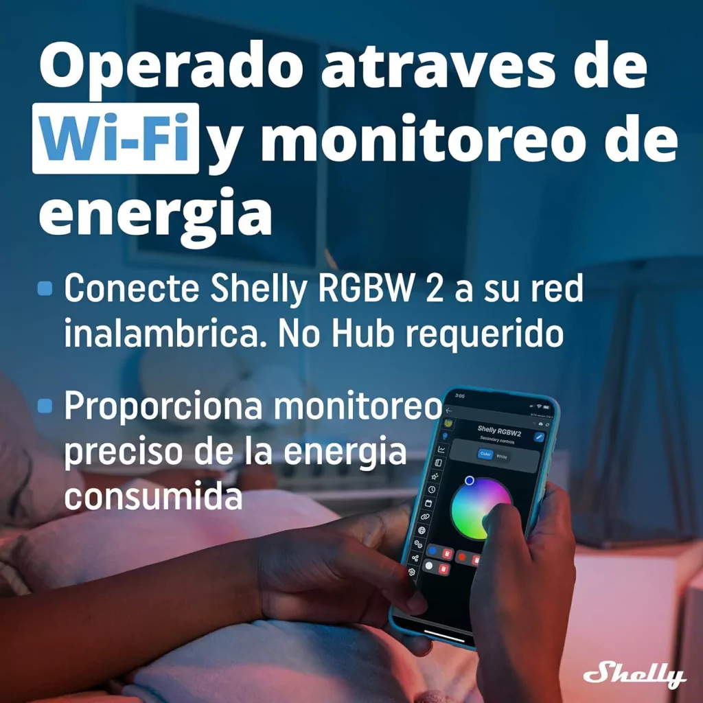 Shelly Plus RGBW PM - WIFI - Imagen 5