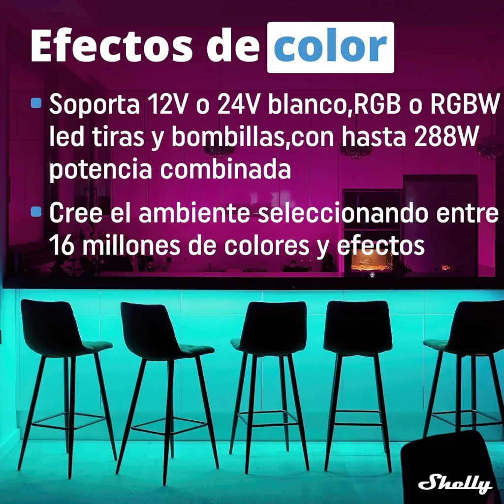 Shelly Plus RGBW PM - WIFI - Imagen 6