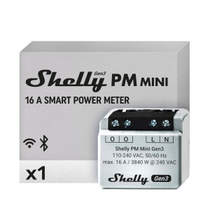Shelly PM Mini Gen3 - Medidor de Consumo Wi-Fi